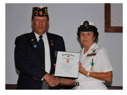 District 15 Honors 30 Year Member Of Our Armed Forces