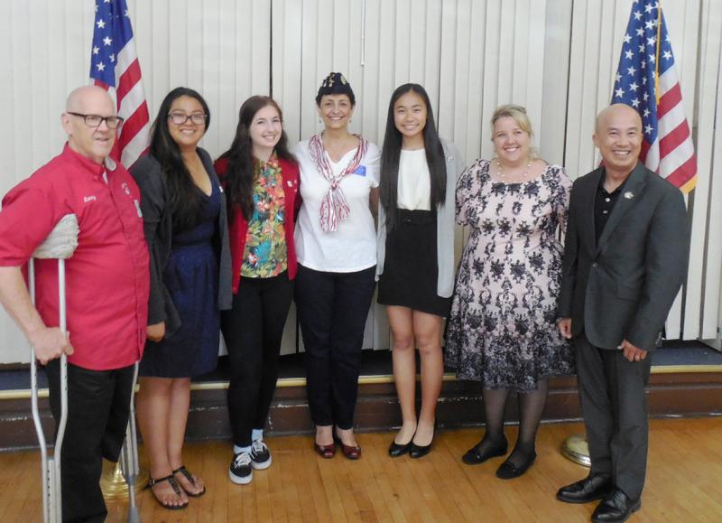 Post 555 Auxiliary sponsors three students for Girls State