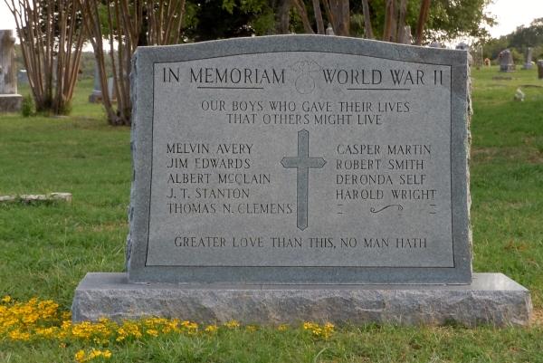 The Ones Who Didn’t Return: World War II Memorial at Calvin, Okla.