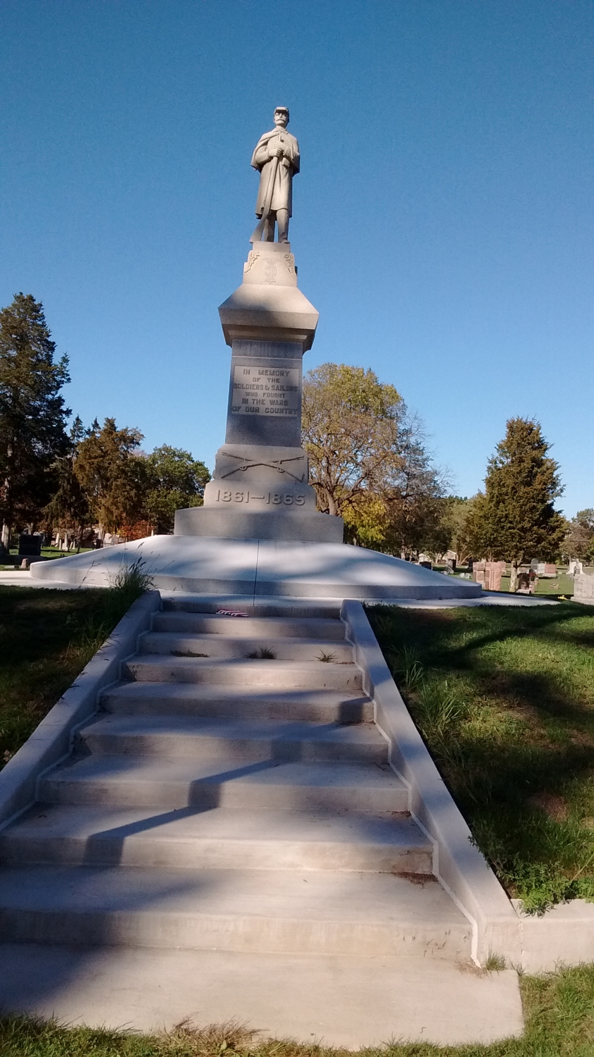 Memorial to Veterans of Wars (starting with the Mexican War)