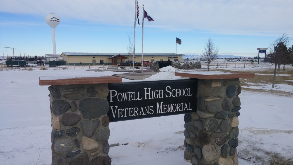 Powell high school veterans memorial