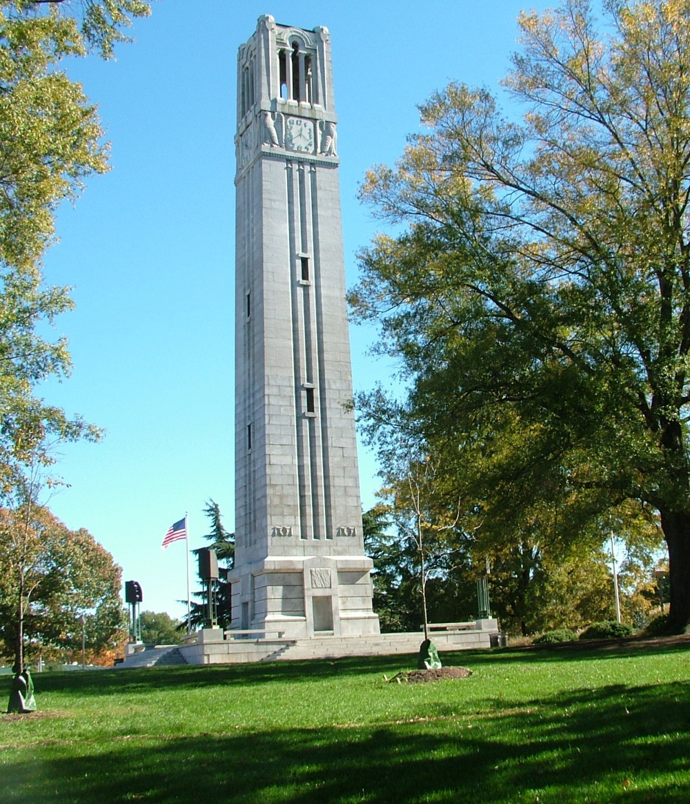 Memorial Bell Tower, NCSU, Raleigh
