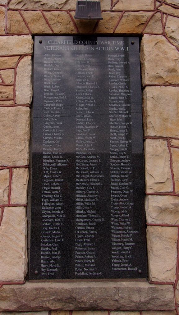 War Memorial, DuBois, Pennsylvania