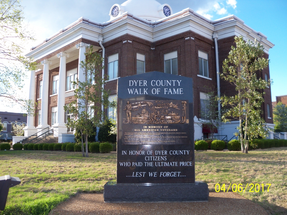 Dyer County Walk of Fame - Dyersburg, TN