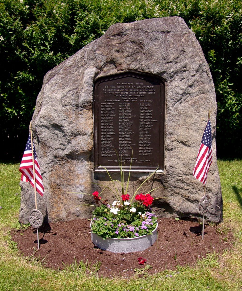 Veterans Memorials, Mt. Jewet, Pennsylvania