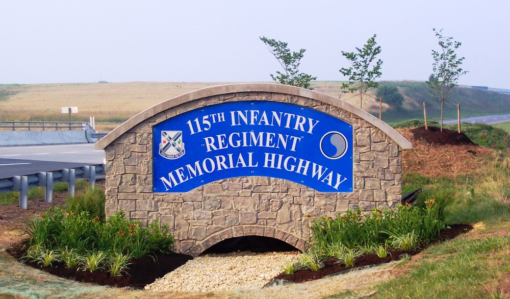 115th Infantry Highway Memorial 