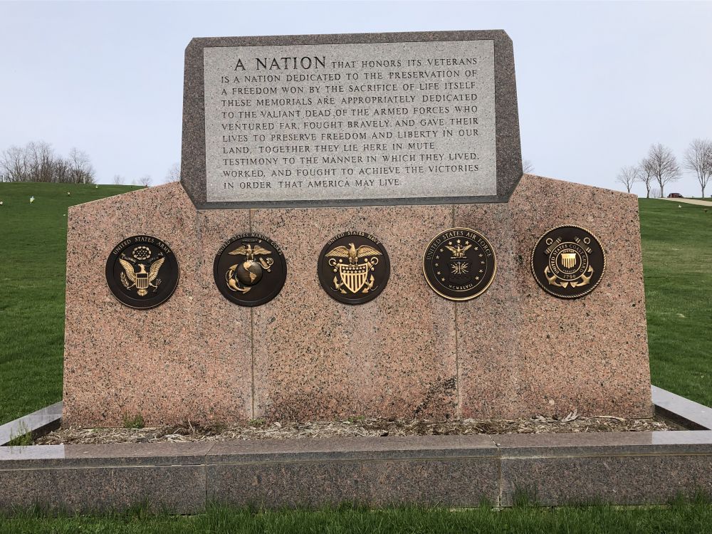 Westmoreland County Memorial Park Veterans Monument