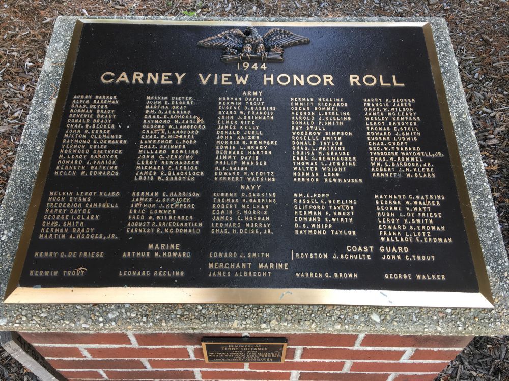 Carney View Honor Roll Memorial