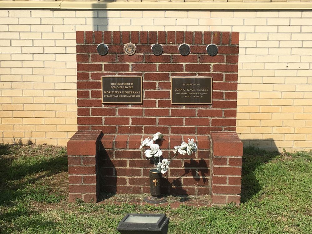 VFW Parkville Memorial Post 9083 World War II Monument