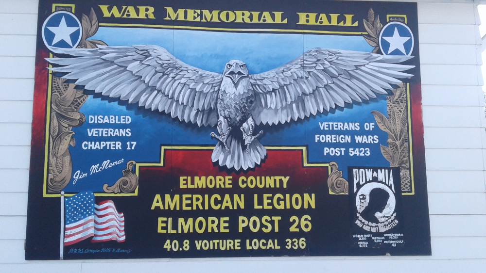 Legion Post 26 Elmore County War Memorial Building