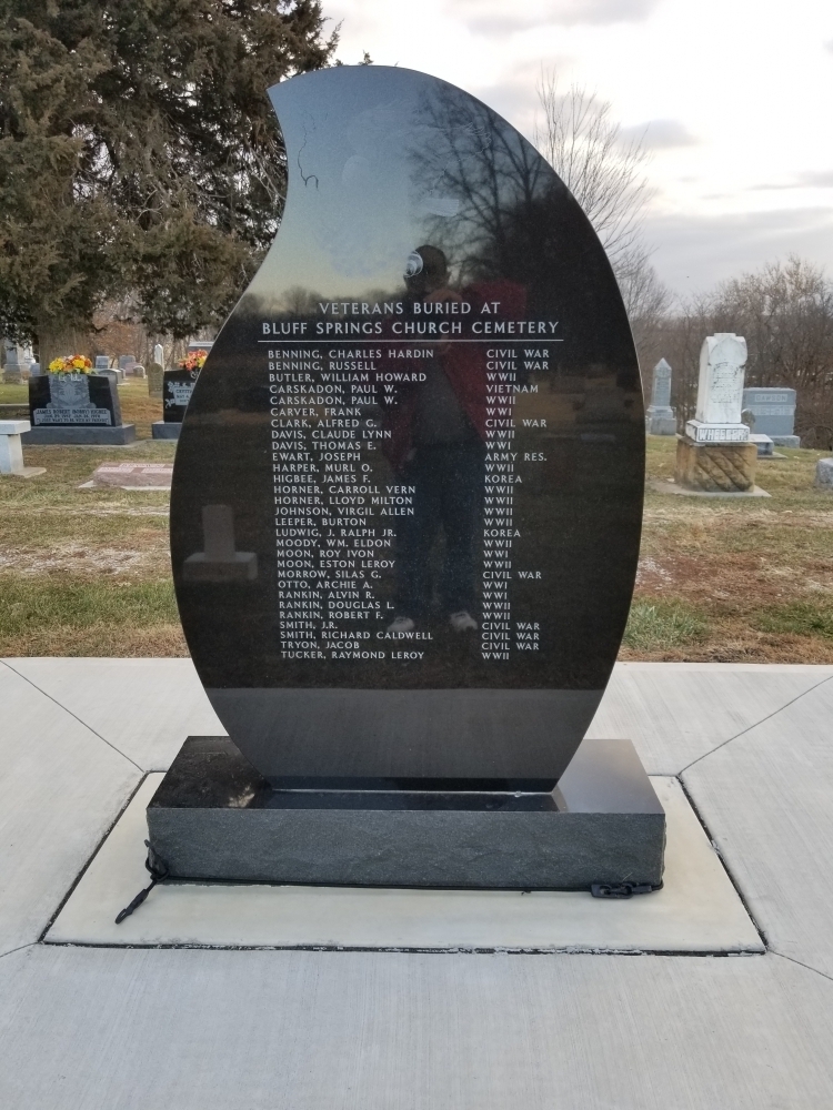 Bluffs Springs Veterans Memorial 