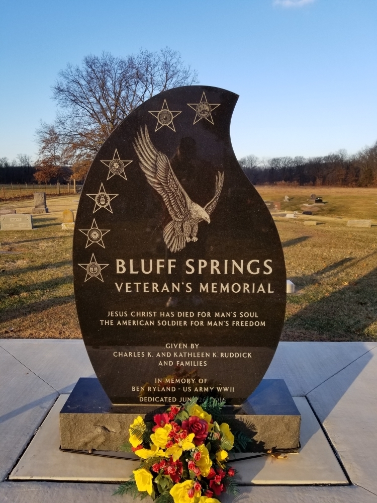 Bluffs Springs Veterans Memorial 