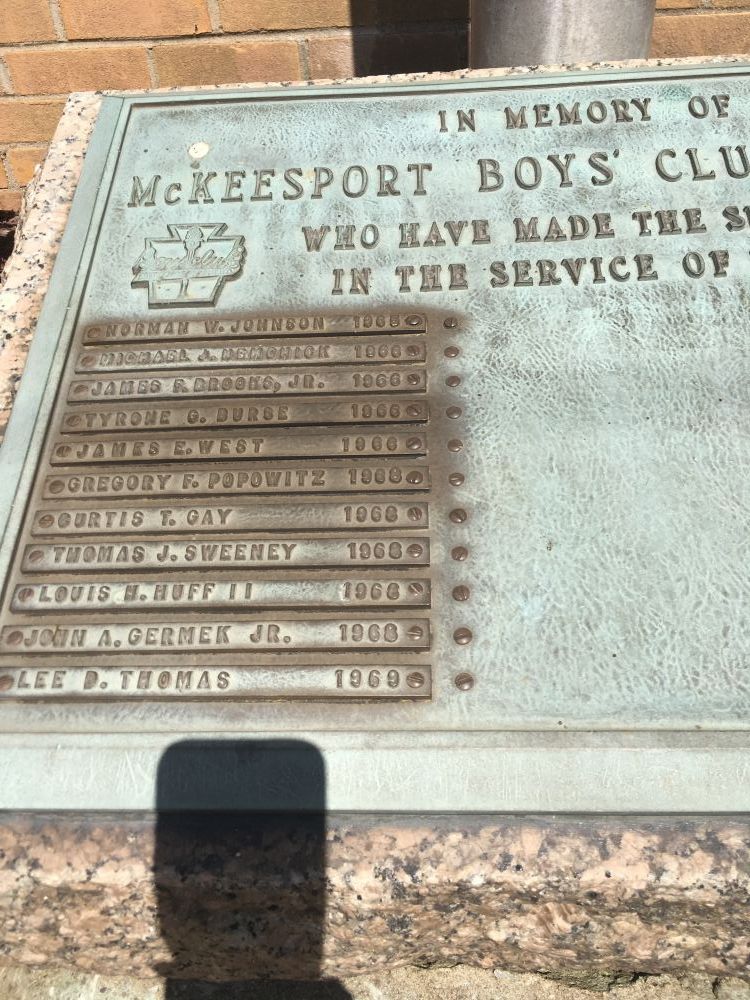 McKeesport Boys Club Honor Roll