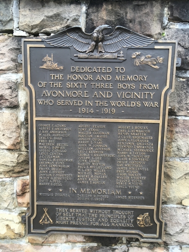 Avonmore Veterans Memorial