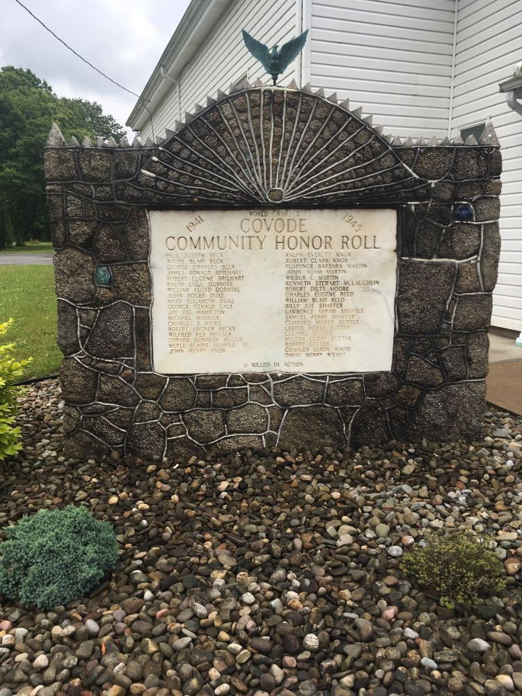 Covode Community Honor Roll