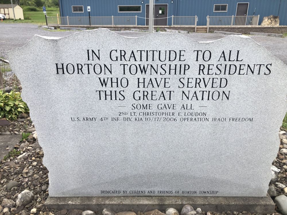 Horton Township Memorial