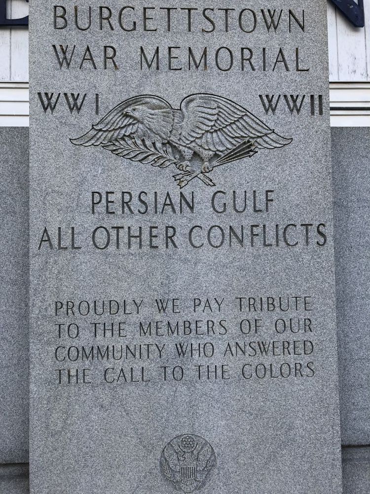 Burgettstown War Memorial