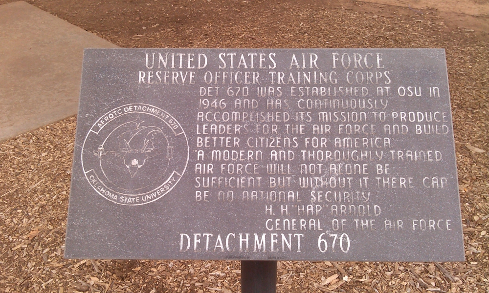 OSU Air Force ROTC (AFROTC) Thatcher Hall Air Park