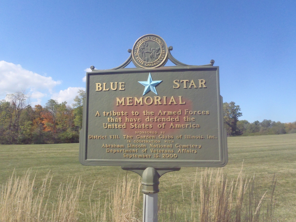 Blue Star Memorial, Abraham Lincoln National Cemetery