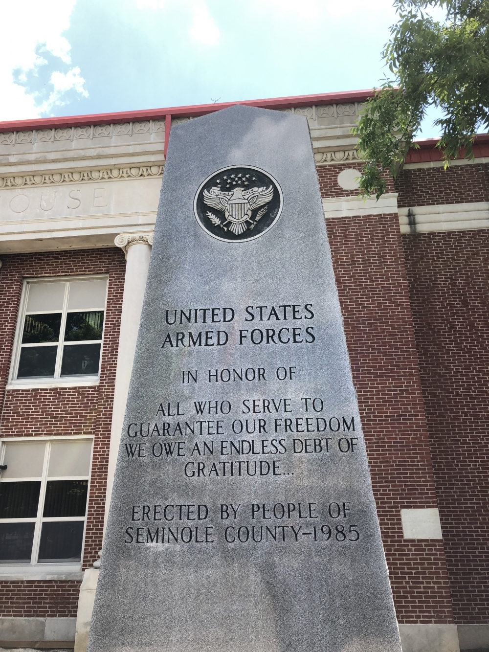 The United States Armed Forces Monument