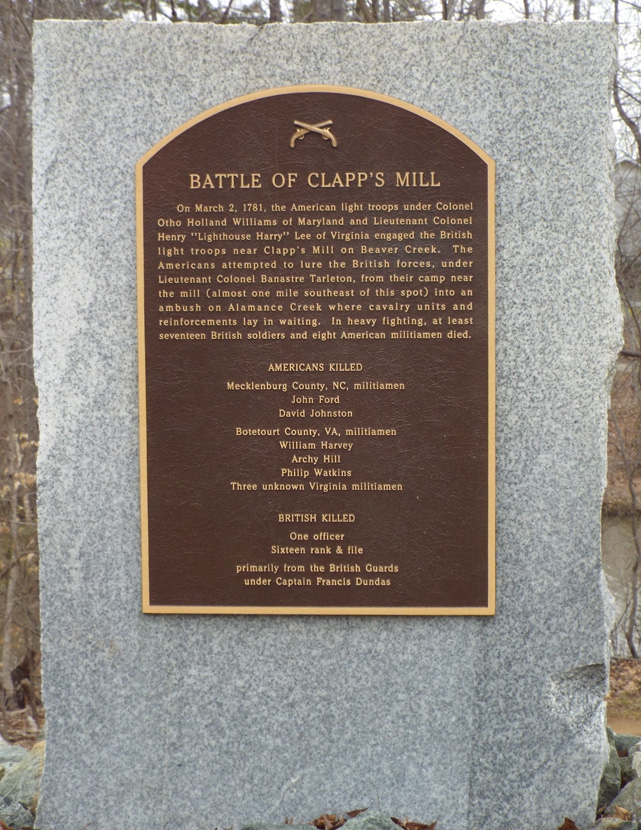 Battle of Clapp’s Mill, Burlington