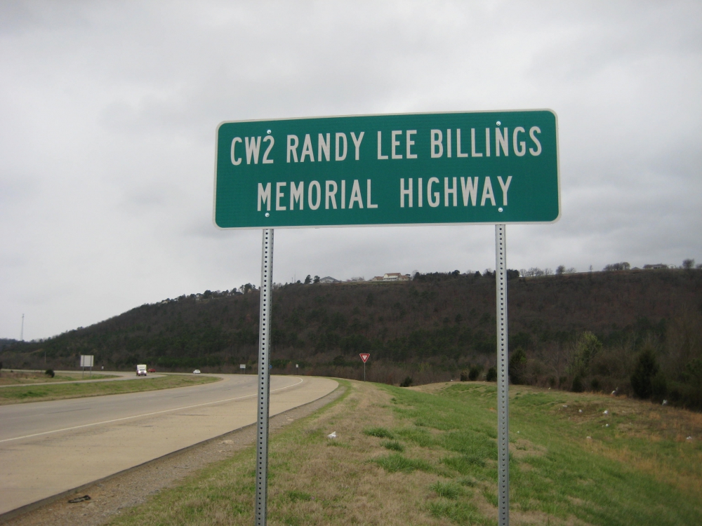 CW2 Randy Lee Billings Memorial Highway