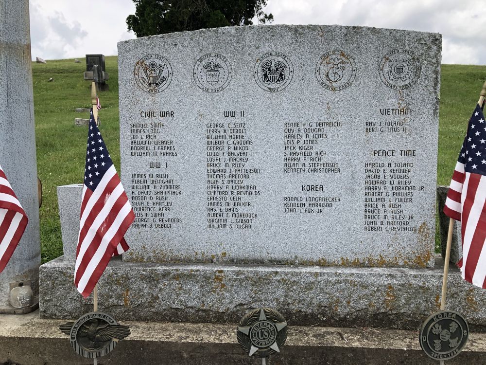 Muddy Creek Cemetery Veterans Memorial  