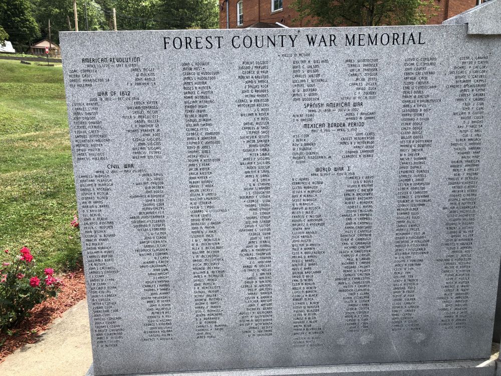 Forest County War Memorial