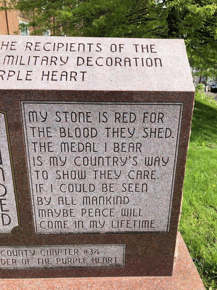Greene County Purple Heart Monument 