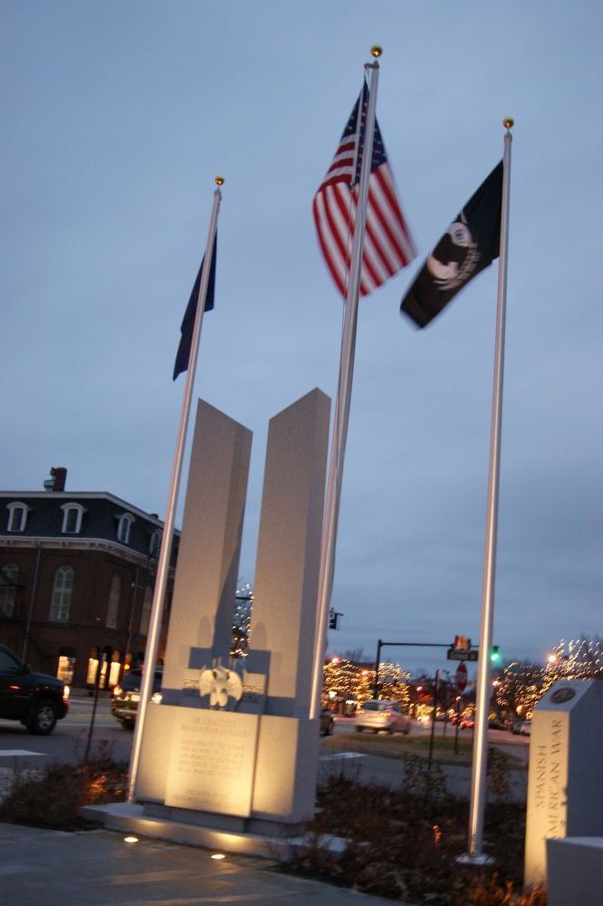 The Veterans Plaza, Brunswick, Maine