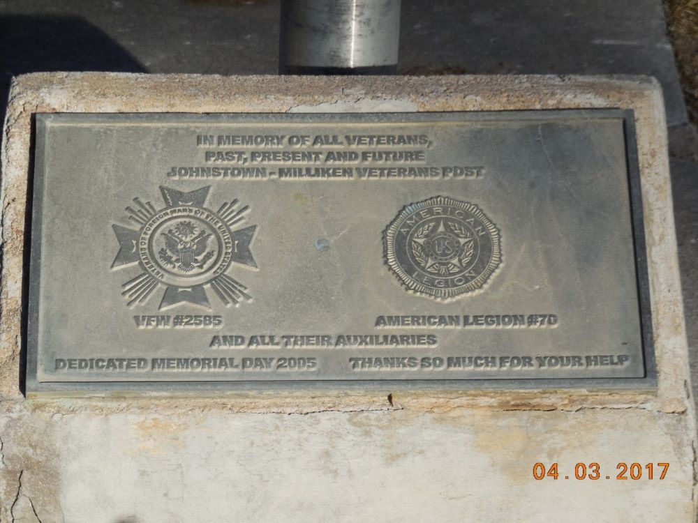 Johnstown Cemetery Veterans Memorial | The American Legion