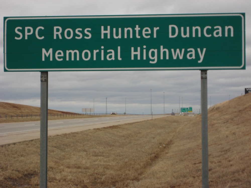 SPC Ross Hunter Duncan Memorial Highway