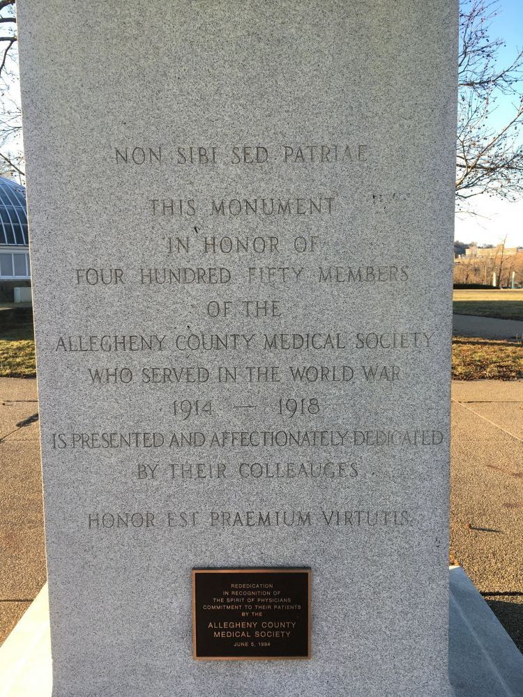 Allegheny County Medical Society War Memorial