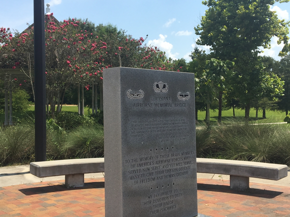 Louisiana Airborne Memorial Bridge Monument
