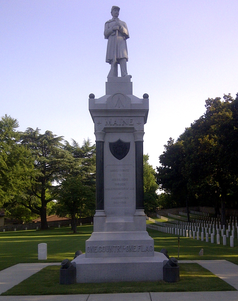 Maine Monument, Salisbury National Cemetery 