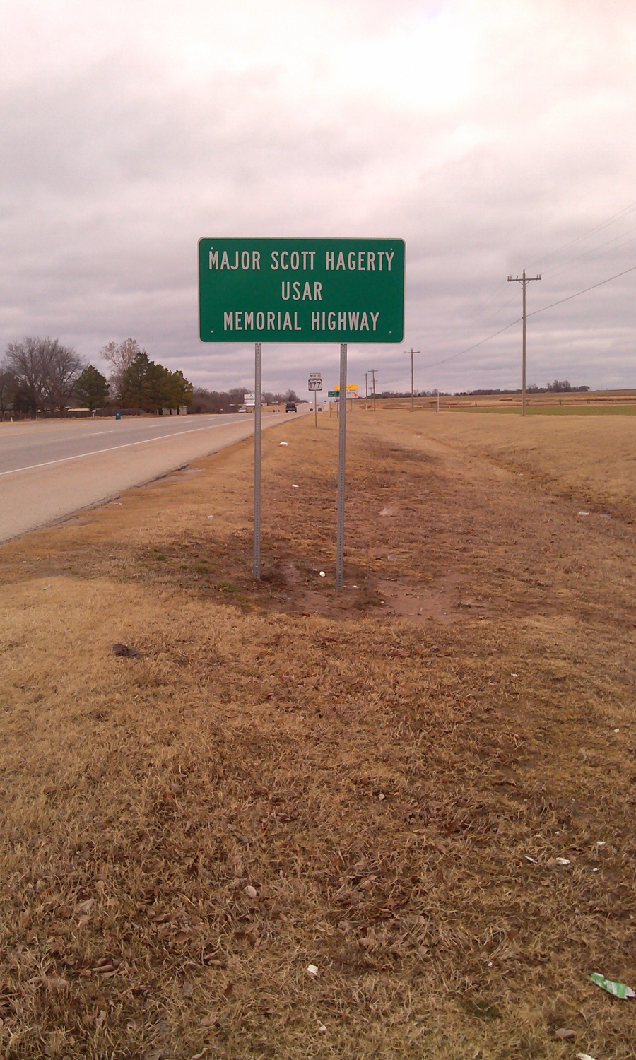 Major Scott Hagerty USAR Memorial Highway