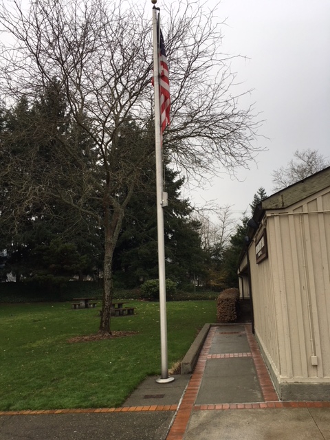 Renton Senior Activity Center Flagpole