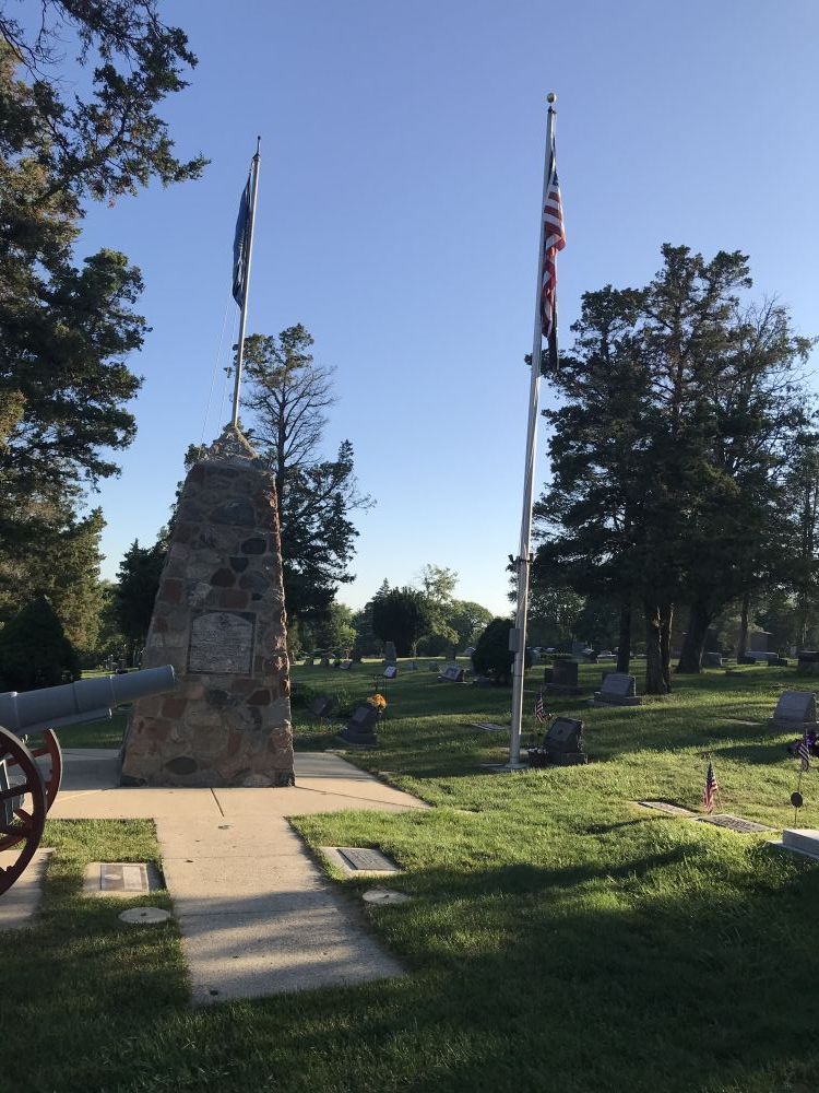 World War I Monument, Evergreen, Illinois