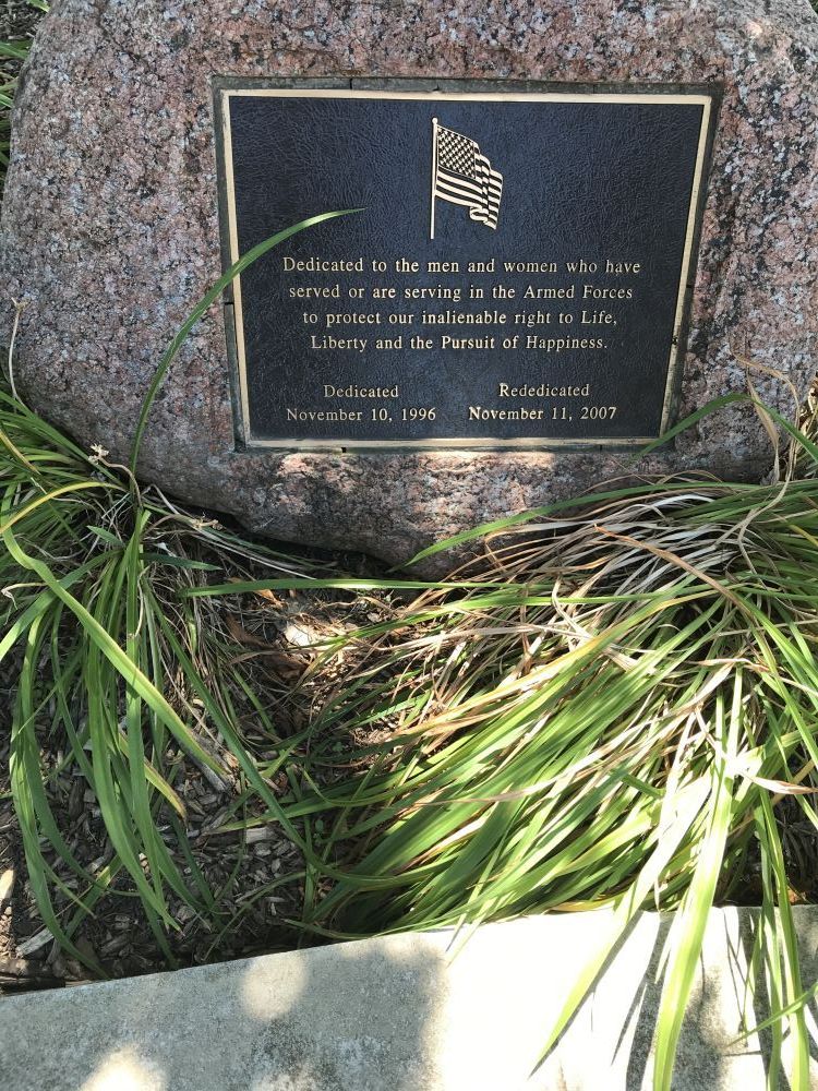 Memorial Plaque, Buffalo Grove, Illinois