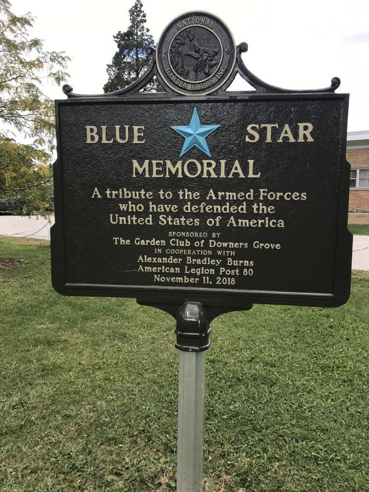 Blue Star Memorial, Downers Grove, Illinois - American Legion Post 80