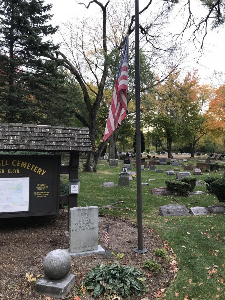Forest Hill Cemetery Memorial, Glen Ellyn, Illinois