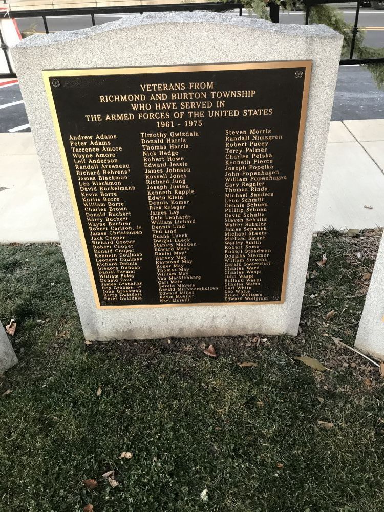 Richmond Veterans Memorial, Richmond, Illinois