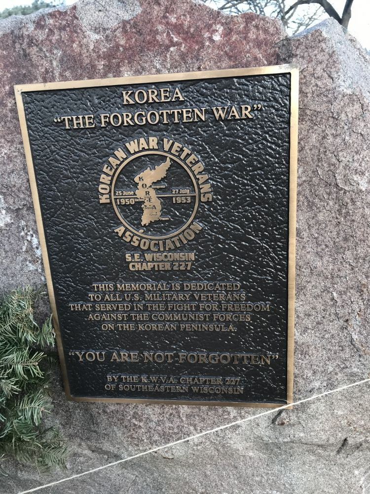Korea &quot;The Forgotten War&quot;, Burlington, Wisconsin