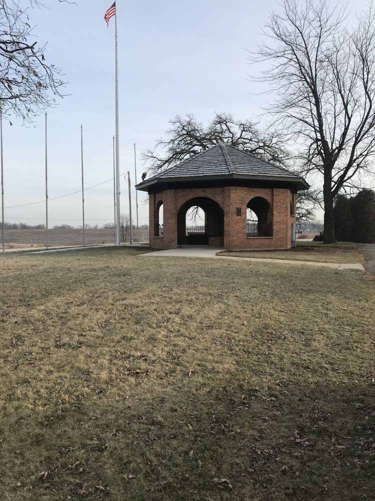 Veterans Memorial, Wayside Park, Kansasville, Wisconsin