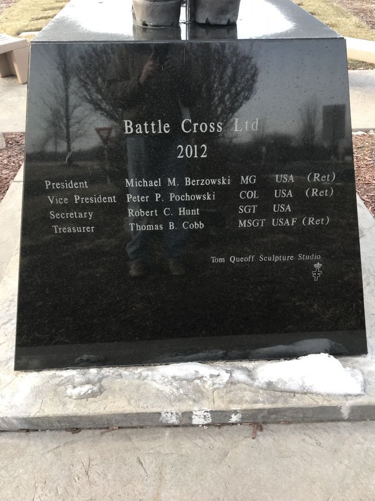 Battle Cross, Southern Wisconsin Veterans Memorial Cemetery, Union, Wisconsin