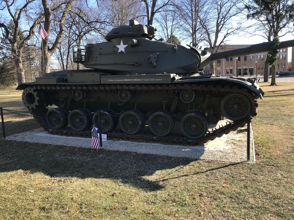 City of Elkhorn Military Tank, Elkhorn, Wisconsin