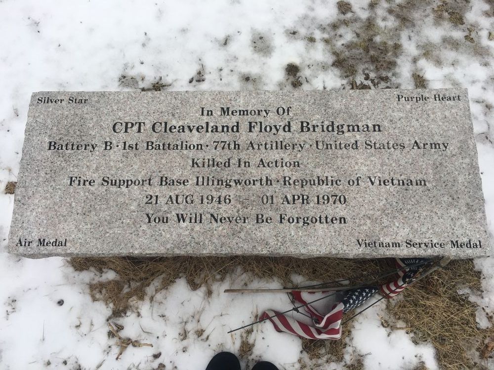 CPT Cleaveland F. Bridgman Memorial 