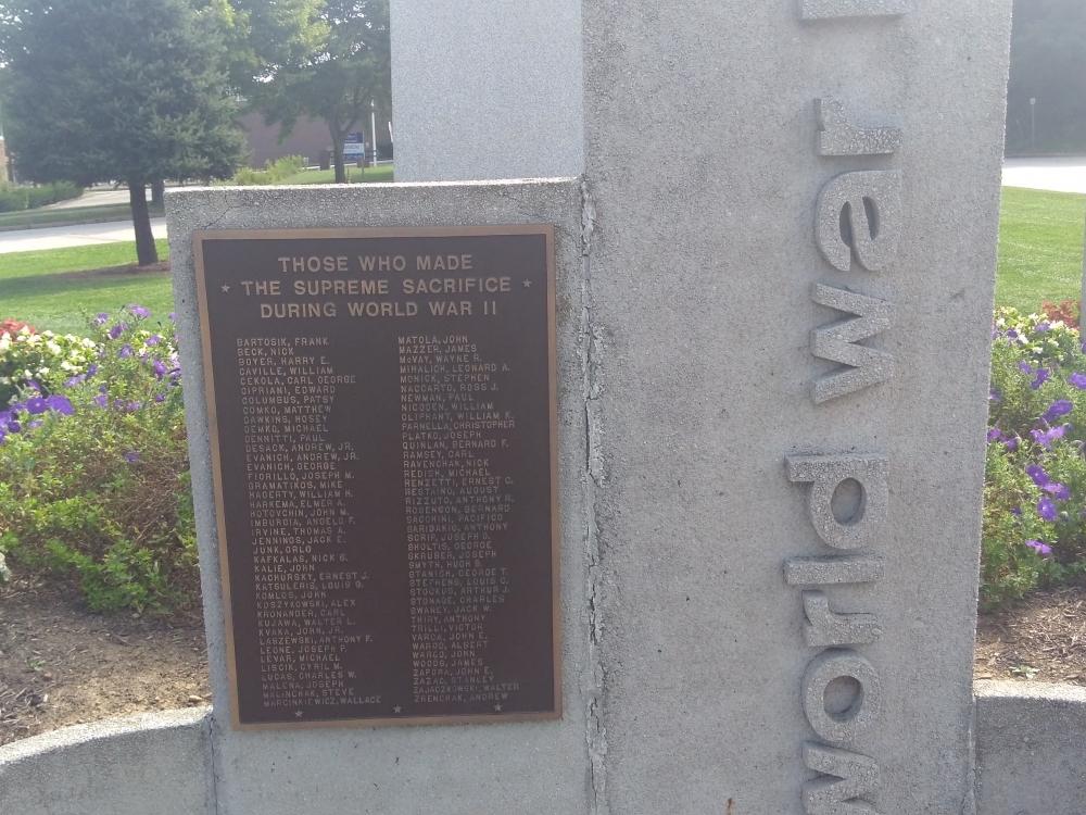 War Memorial, Monesson, Pennsylvania