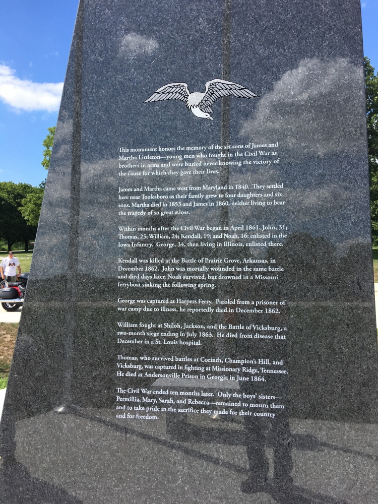 Monument to honor Civil War Sacrifice of 6 Brothers 