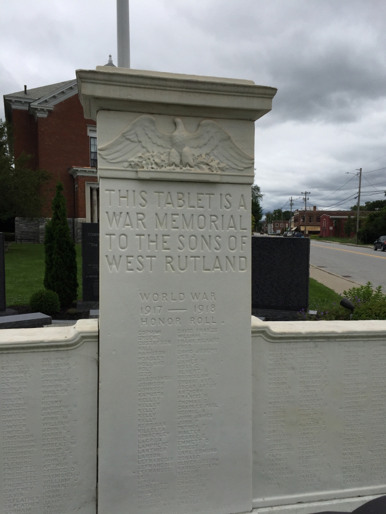 West Rutland Veterans Memorial 